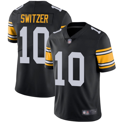 Men Pittsburgh Steelers Football #10 Limited Black Ryan Switzer Alternate Vapor Untouchable Nike NFL Jersey->pittsburgh steelers->NFL Jersey